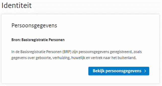 Persoonlijke Gegevens Op MijnOverheid | SeniorWeb